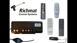 Richmat Adjustable Bed Parts , Control Box HJC18 C121480C180036A, Richmat Remote HJH55 , 2AJJGHJCO
