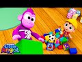 Building the Toy Tower – Count and Create! 🧸🏰 | Little Angels Kids Cartoons/Songs & Nursery Rhymes