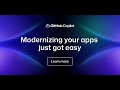 Modernize your apps in days, not months, with GitHub Copilot