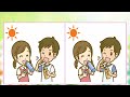 【spot the difference】🌈 fun and fast 10minutes brain workout 【find the difference】