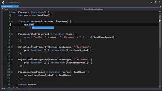 Object Oriented JavaScript With ES6 Privacy