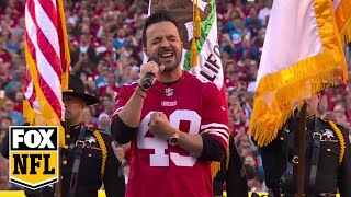 NFC Championship: Luis Fonsi sings National Anthem ahead of Lions vs. 49ers | NF