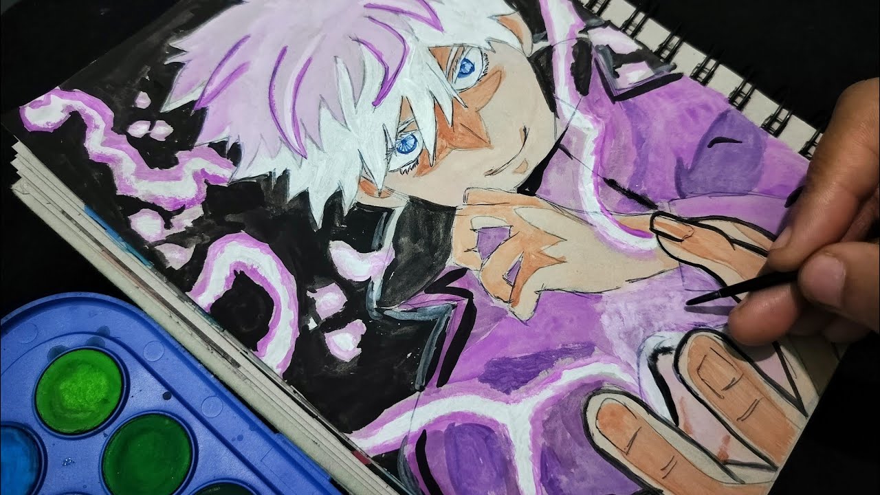 Speed Drawing Gojoрџґµ Youtube