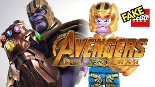 Fake Lego Thanos Avengers Infinity War Armor and Infinity Gauntlet by KOPF KF1999
