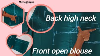 🌺👍🏻#perfect measurements తో జాకెట్టు కట్టింగ్ నడుము size 30#trending#new#blouse#subscribe#shorts