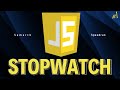 Coding Speedrun #1 - Creating a javascript stopwatch #javascript