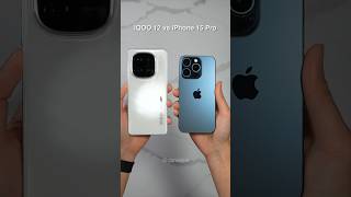 iQOO 12 vs iPhone 15 Pro Camera Comparison!