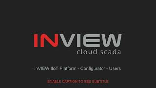 inVIEW IIoT Platform - Configurator - Users