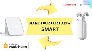 SWITCHBOT CURTAINS WORKS WITH APPLE HOME (MATTER) INTEGRATION WITH THE HUB 2