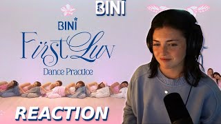 Reaction to BINI | ‘First Luv’ Dance Practice