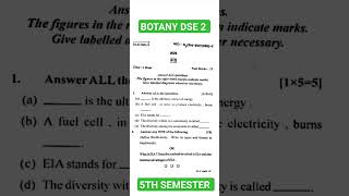 Botany DSE 2 Question paper Dhenkanal autonomous college 2023#botany @UGCCT