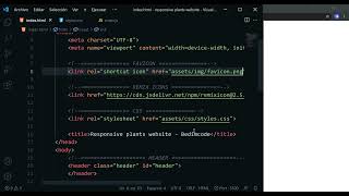 Create a Responsive Plants Website Design Using HTML CSS & JavaScript 🎍