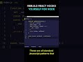 Rebuild React Hooks yourself for Node