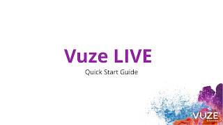 Vuze LIVE Tutorial - How to stream LIVE in 3D 360 to youtube or facebook with Vuze Camera