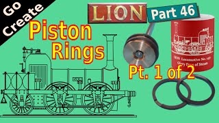 Pistons Rings (pt.1) using Graphite filled PTFE, Lion - 5\