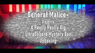 I can't believe what I got!  Ultrasabers MASSIVE 13 Mystery Box Unboxing w/Diamond FRANKENSABER