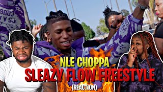 NLE Choppa - Sleazy Flow Freestyle (Official Music Video) | REACTION