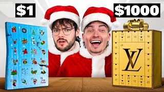 $1 vs $1000 Advent Calendar!