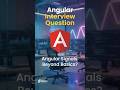 Angular interview questions Signals #angular21 #angular22 #angulartutorial #angularinterview
