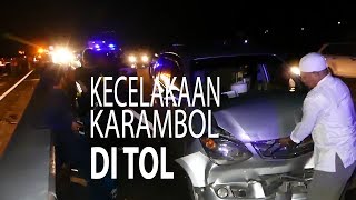 NET JATENG - KECELAKAAN KARAMBOL DI TOL