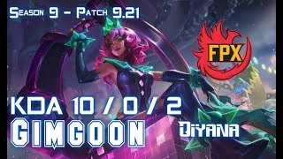 FPX GimGoon QIYANA vs YASUO Top - Patch 9.21 EUW Ranked