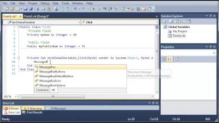 Visual Basic Tutorial 50 Global Variables