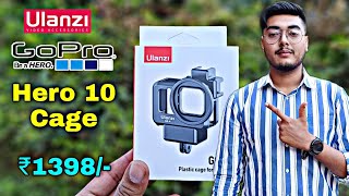 Ulanzi G9-4 Vlog Cage For Gopro Hero 10 | Ulanzi Cage For Gopro Hero 10 Unboxing | Amazon | Review 🔥