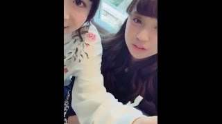 20170305 LINELIVE 原宿駅前パーティーズ 1（谷野有沙、横田美雪） 1