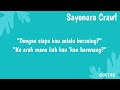 jkt48 sayonara crawl lirik lagu full