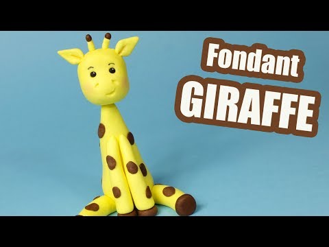 GIRAFFE Cake Topper Tutorial How to make fondant giraffe GIRAFFE Cake Topper Tutorial How to make fondant giraffe