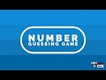 HTML - Number Guessing Game