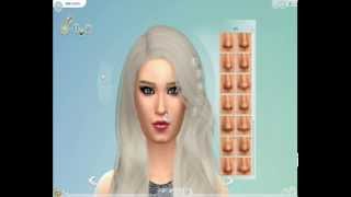 the sims 4 cas Demi Lovato