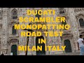 DUCATI SCRAMBLER CITY CROSS E  MONOPATTINO 2021 ROAD TEST IN MILAN