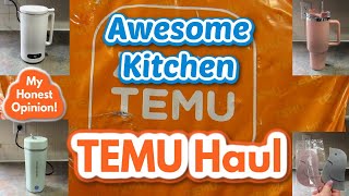 TEMU Kitchen HAUL!  Appliances and Gadgets!  My Honest Opinion!