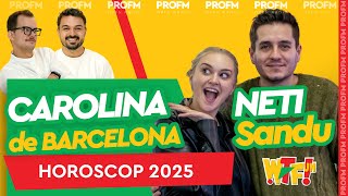 Neti Sandu (George Tănase) face horoscop 2025 pentru Carolina de Barcelona la What The Fun