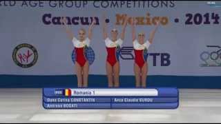 Trio Romania - Gold at 2014 Aerobic Worlds