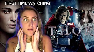 First time watching THOR (2011) | I WANT A HAMMER LIKE THAT! | MCU reaction