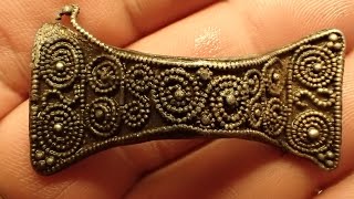 Silver Viking Brooch # 120