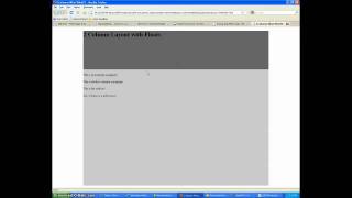 Convert Basic 2 Column Layout