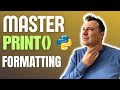 3.9 Print Formatting Methods in Python | Python Course for Beginners