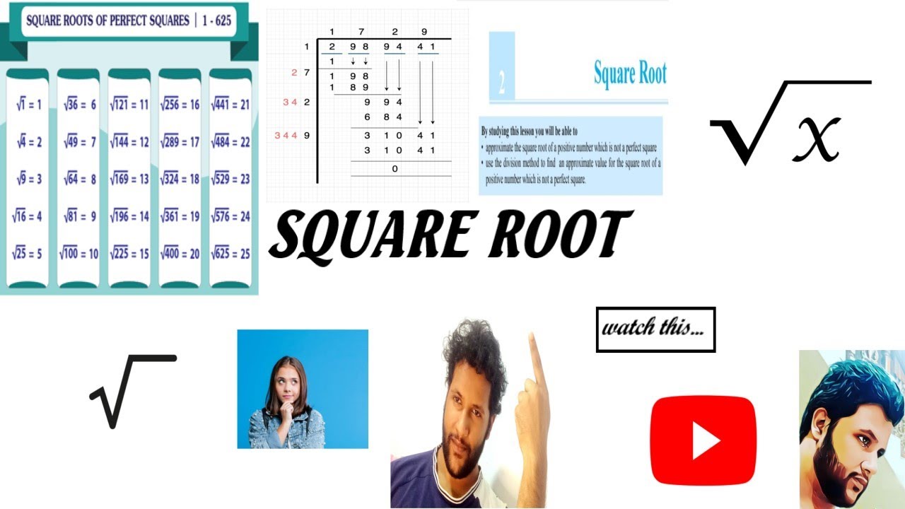 Grade 10 Mathematics Unit 02 Square Root Part 1 Youtube