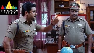 Singam (Yamudu2) Surya Warning to Officers | Suriya, Anushka, Hansika | Sri Balaji Video