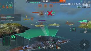 《WoWs Blitz》Battle to Win #44 Tier8 摩耶【字幕実況】