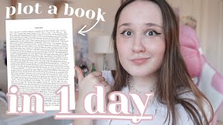 HOW I PLOTTED A BOOK IN 1 DAY // *detailed* plotting process and secret novel ti