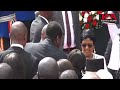 romantic moments as kindiki and his wife arrive holding hands at kicc