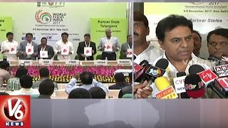 IT Minister KTR Launches Telangana Food Processing Policy In Delhi | V6 News