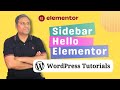 Add Many Sidebar to the Hello Theme | Code Snippet | Elementor Wordpress Tutorial