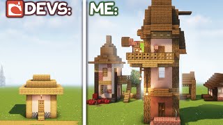 I Redesigned ALL the Minecraft Villager houses!
