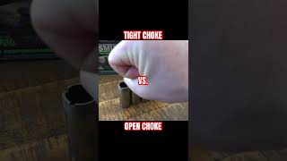 TIGHT CHOKE VS. OPEN CHOKE! | SHOTGUN 101 | #shorts #shotgun #kentcartridge #firearms #gun