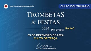 03/12/2024 - [CULTO 20H] - Igreja Cristã Maranata -  